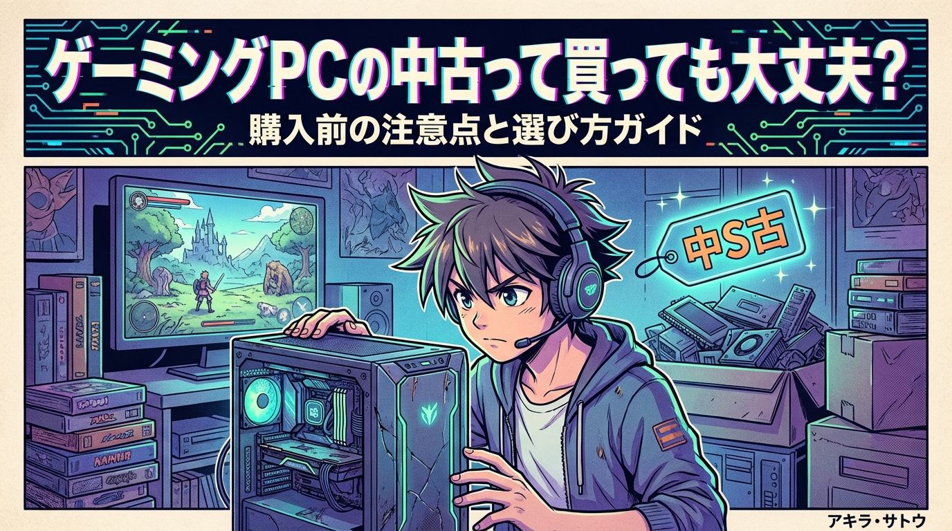 ゲーミングpcの中古って買っても大丈夫？