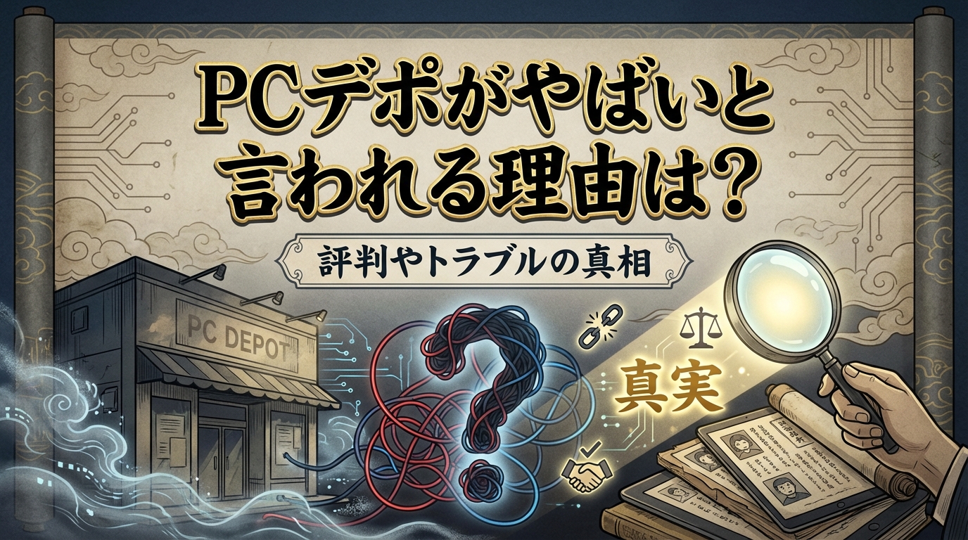 PCデポがやばいと言われる理由は？評判やトラブルの真相