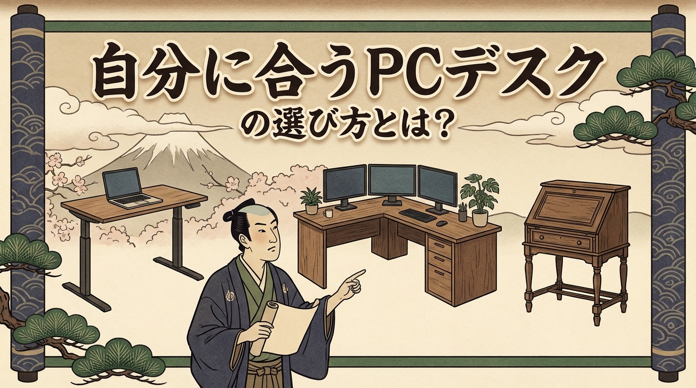 自分に合うpc デスクの選び方とは？
