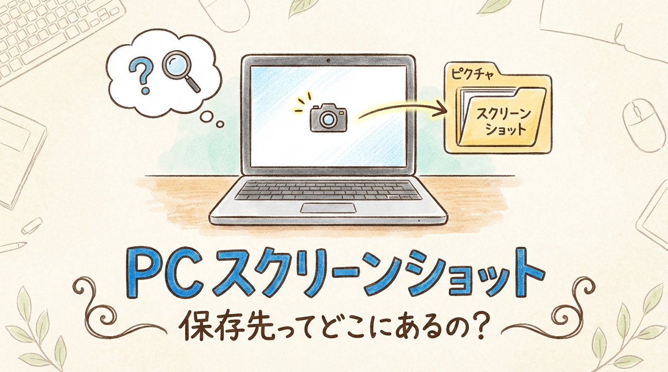 pc スクリーンショット 保存先ってどこにあるの？