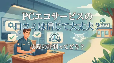 PCエコサービスの口コミは信じて大丈夫？実際の評判ってどう？