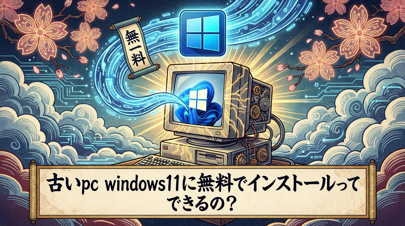 古いpc windows11に無料でインストールってできるの?