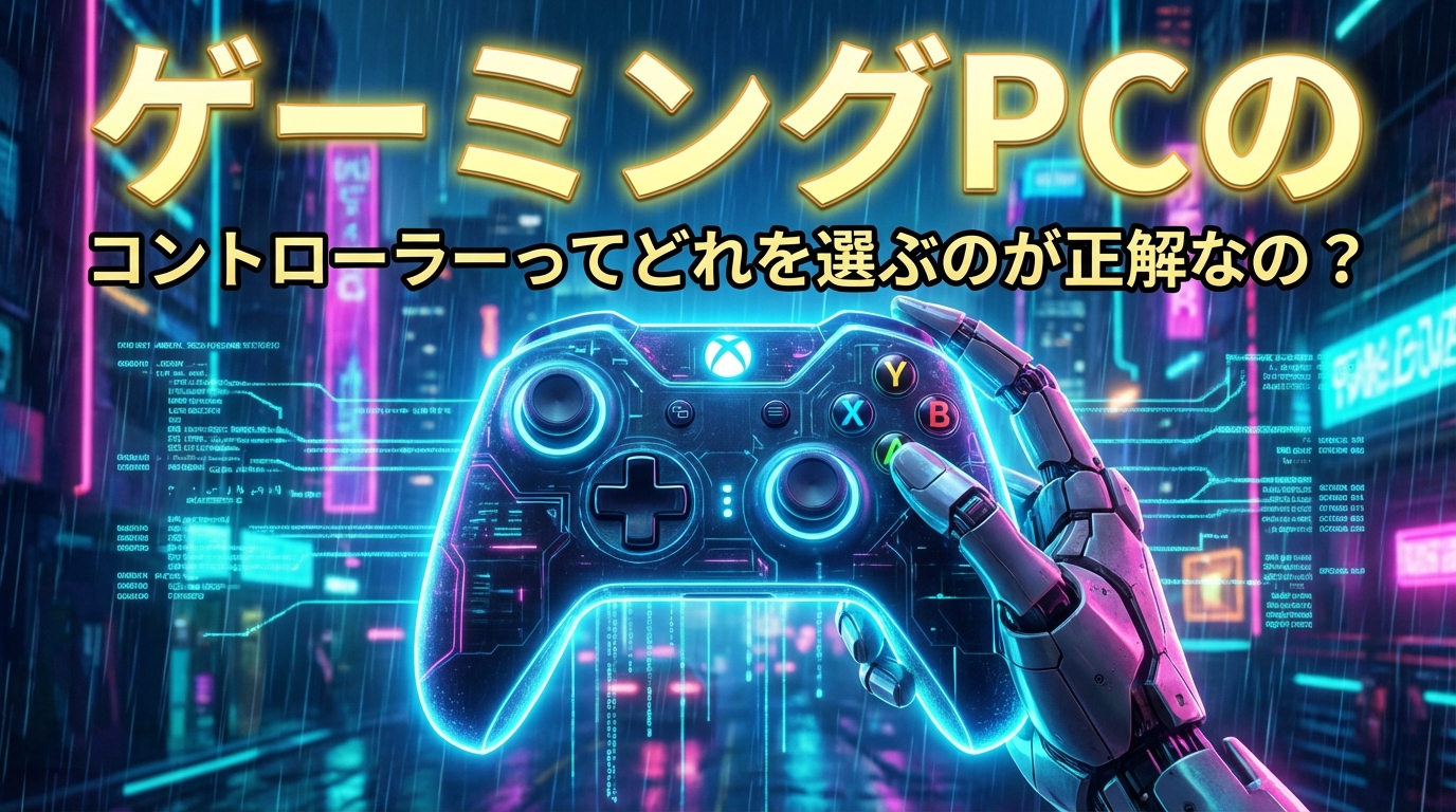 ゲーミングPCのコントローラーってどれを選ぶのが正解なの?