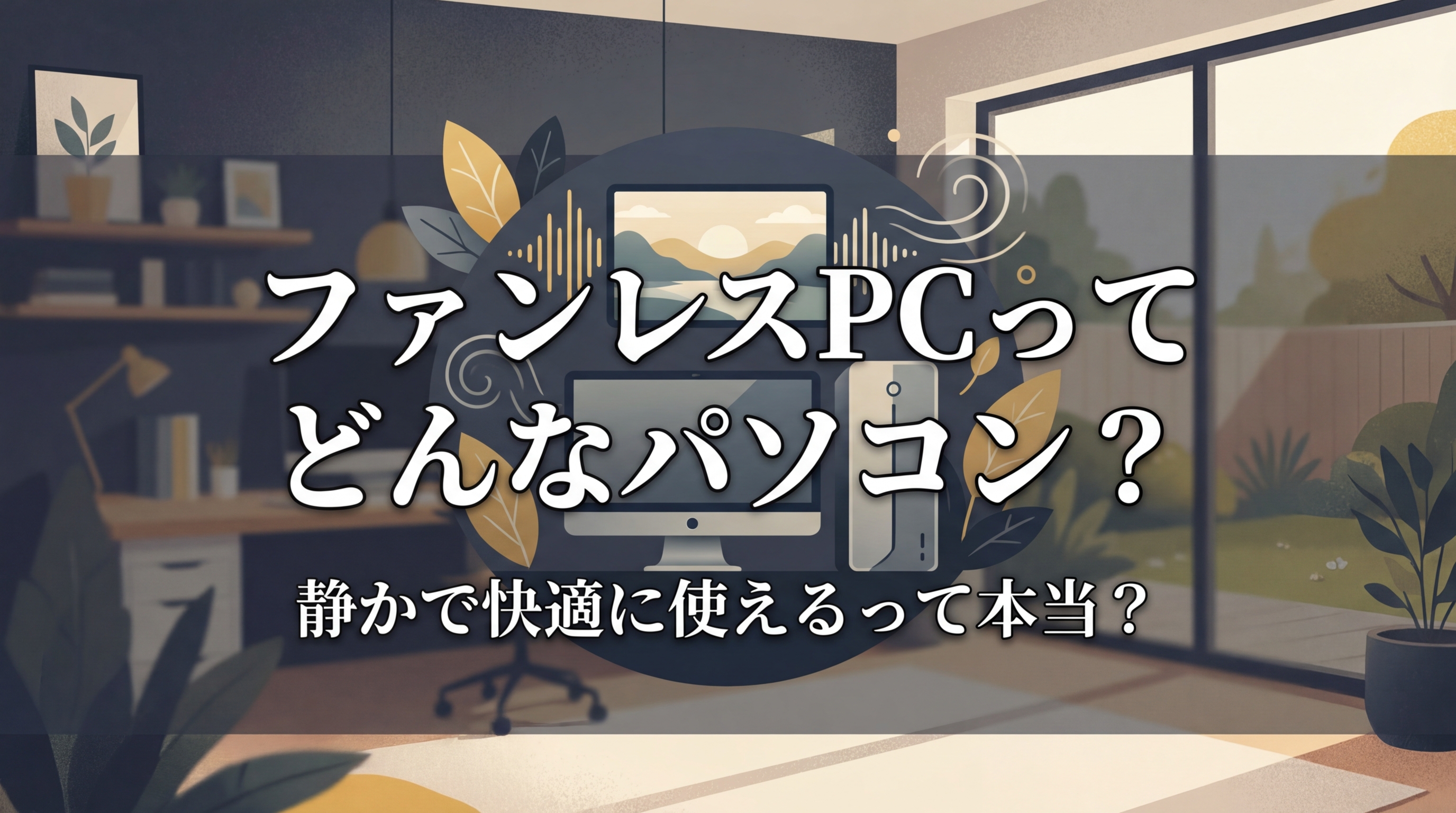 ファンレスpcってどんなパソコン?静かで快適に使えるって本当?