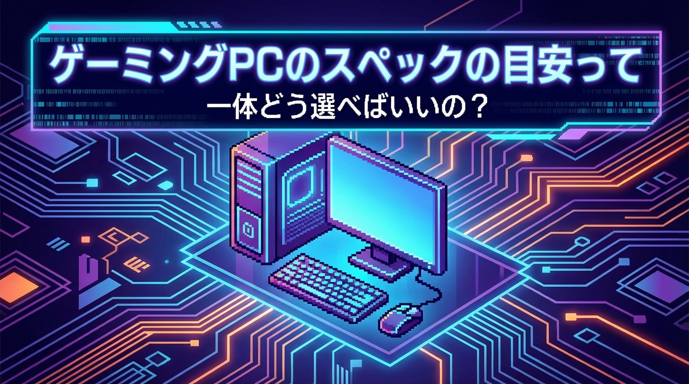 ゲーミングpcのスペックの目安って一体どう選べばいいの?