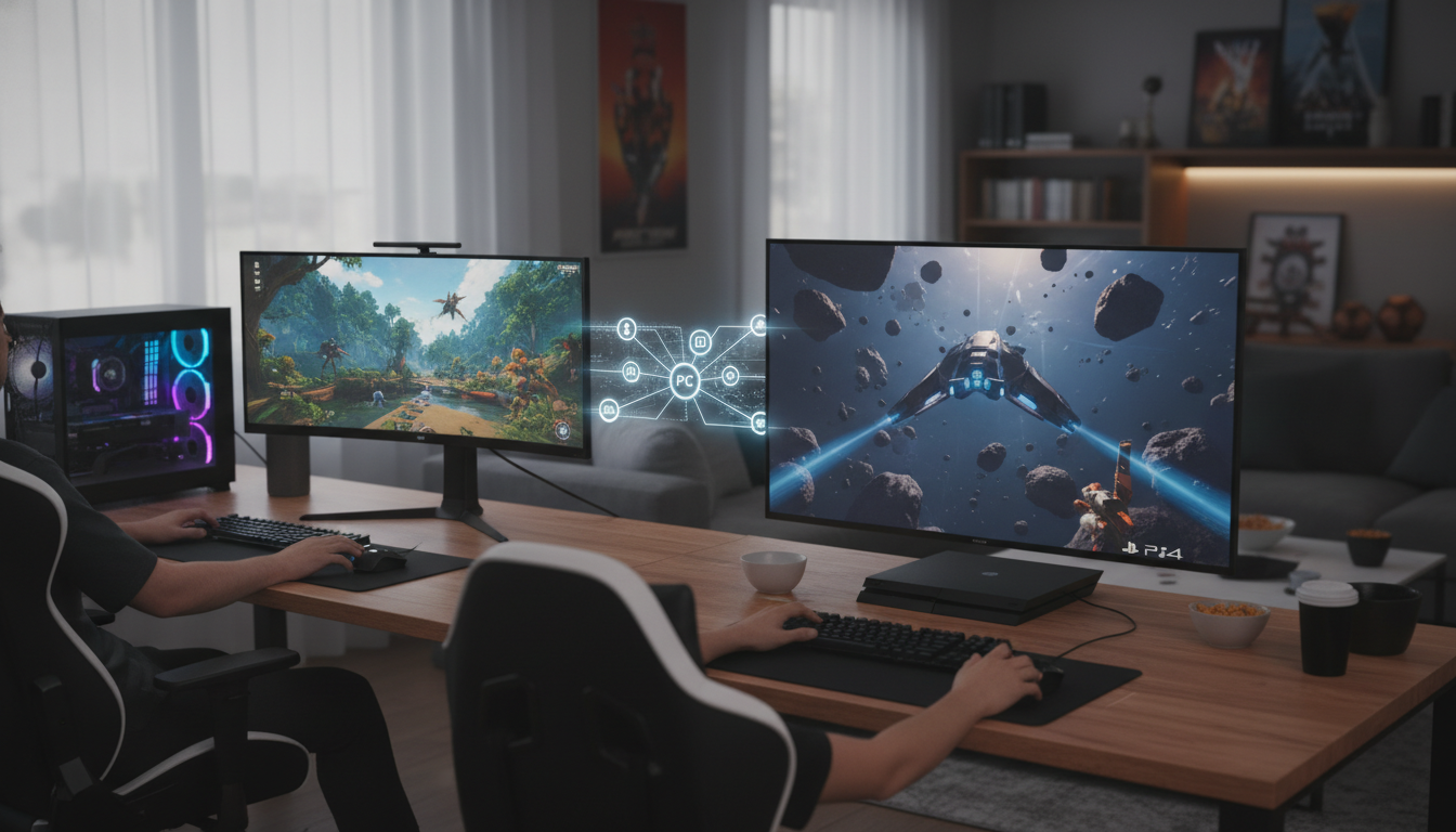 一緒に遊べるpc ps4 クロスプレイできるゲームってある？