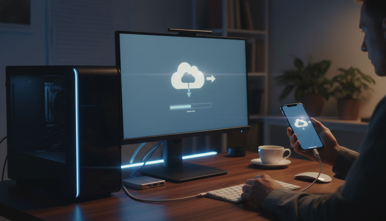 PCからiPhoneへデータ転送するのは本当に簡単にできるの？
