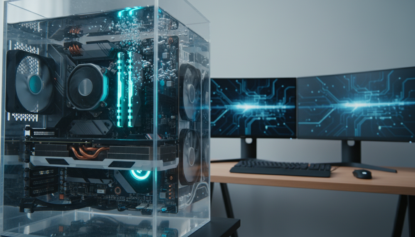 液浸冷却 pcの正体は？驚異の冷却性能と個人で自作できるのか？