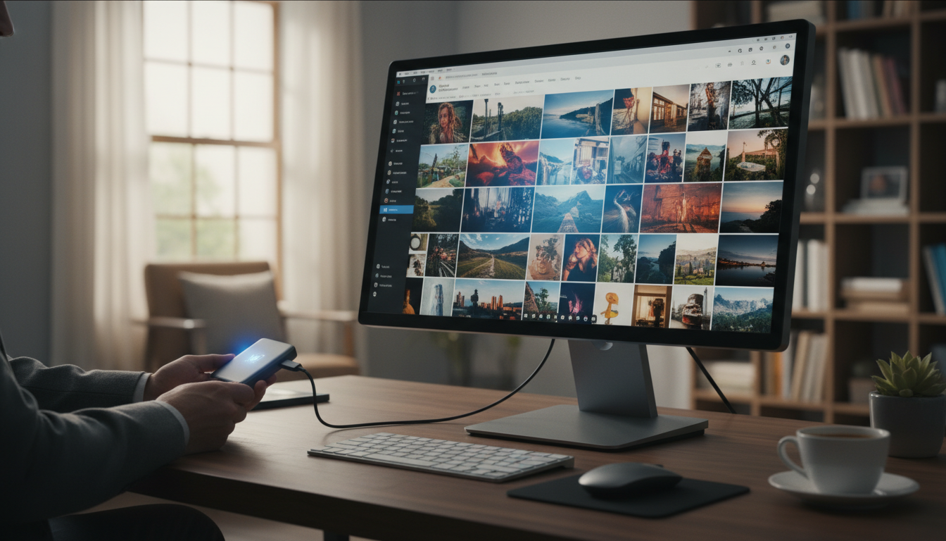 Googleフォトの写真をPCに保存するのはどうすればいいの？