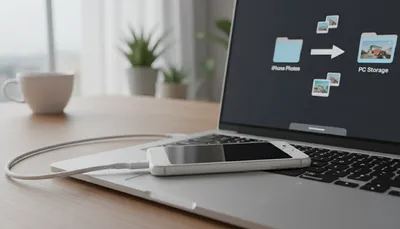 pcにiphoneの写真を転送するってどうやるの？一番簡単な方法は？