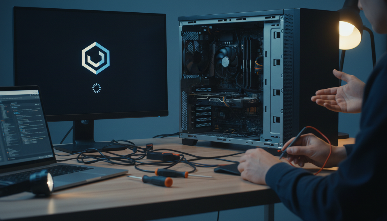 pcのメーカーロゴから進まない原因って？自力で解決できる？