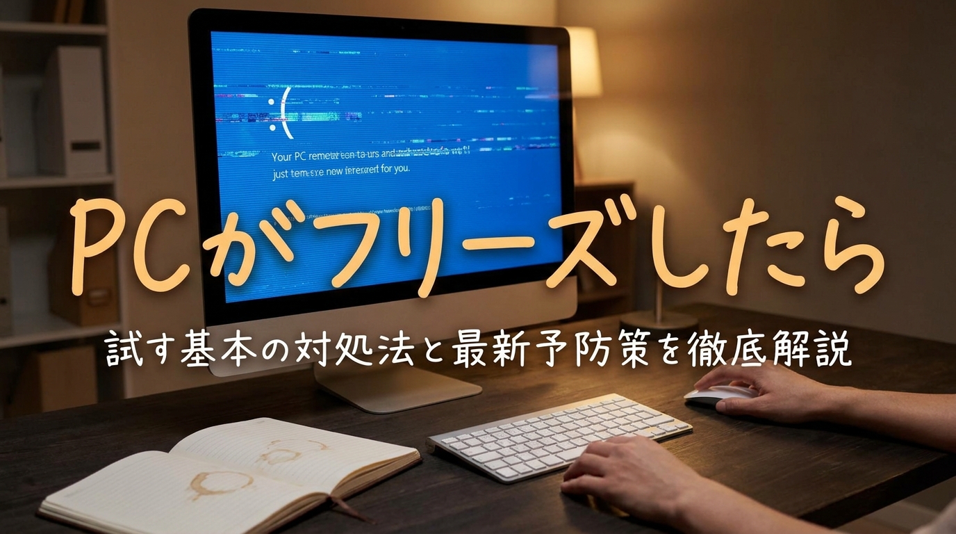 PCがフリーズしたら試す基本の対処法と最新予防策を徹底解説