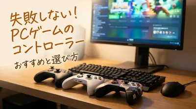 失敗しない！PCゲームのコントローラーおすすめと選び方