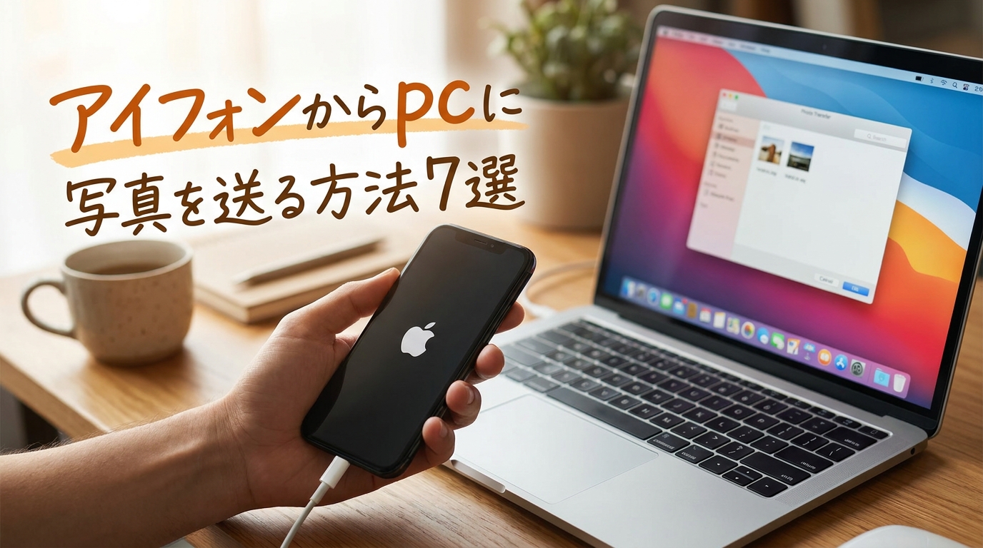 アイフォンからpcに写真を送る方法7選
