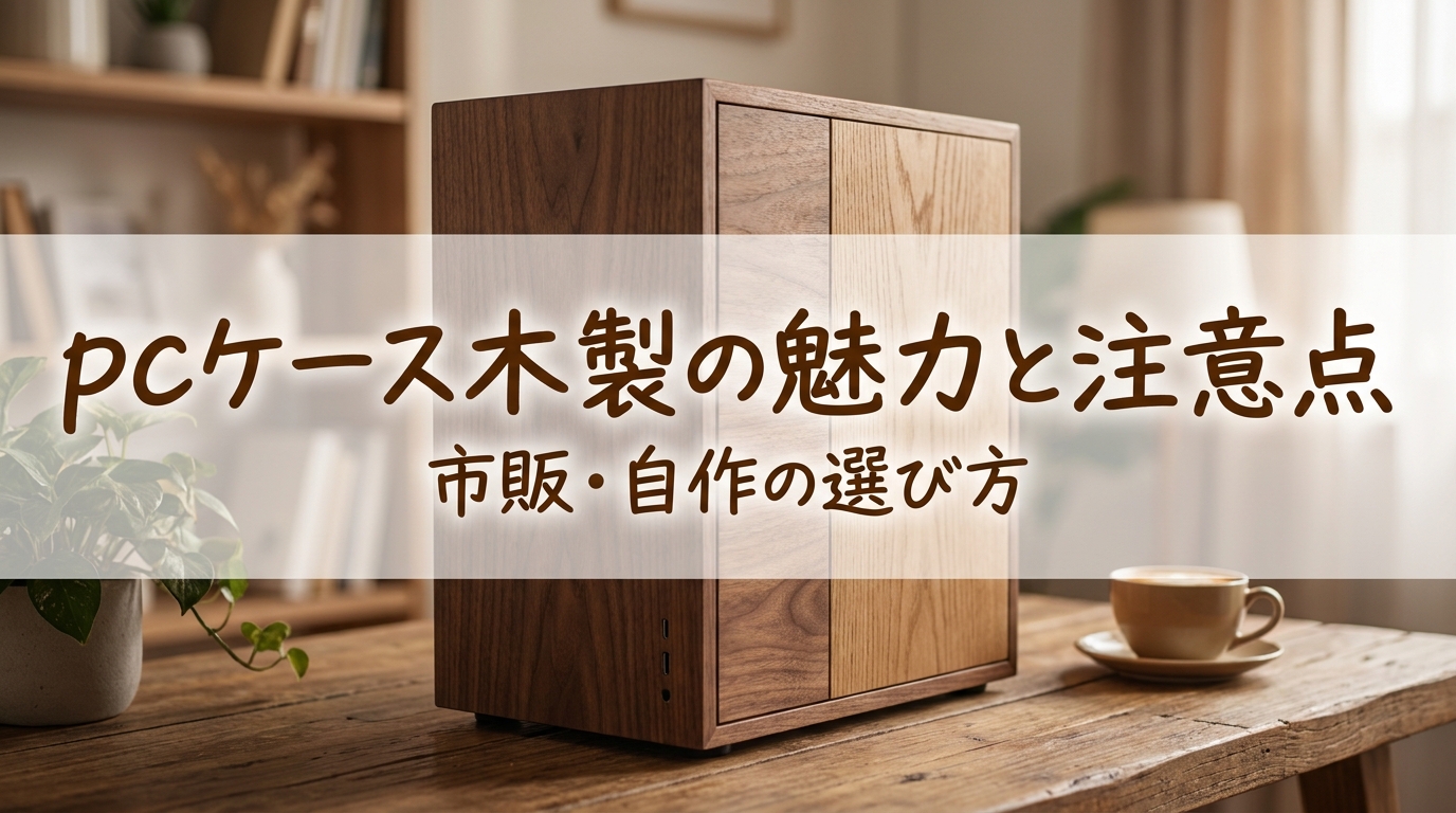 pcケース木製の魅力と注意点｜市販・自作の選び方