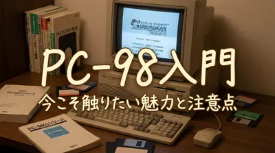 pc-98入門：今こそ触りたい魅力と注意点