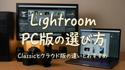 Lightroom PC版の選び方：Classicとクラウド版の違いとおすすめ