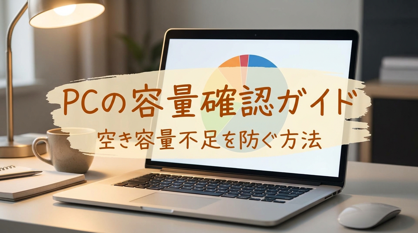 pcの容量確認ガイド：空き容量不足を防ぐ方法