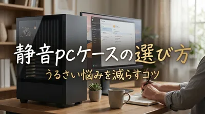 静音pcケースの選び方｜うるさい悩みを減らすコツ