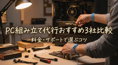 pc組み立て代行おすすめ3社比較｜料金・サポートで選ぶコツ