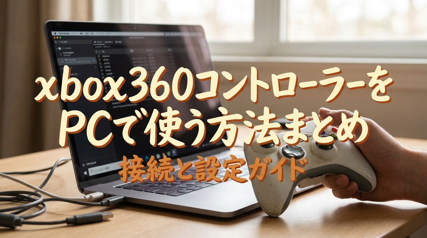 xbox360コントローラーをPCで使う方法まとめ