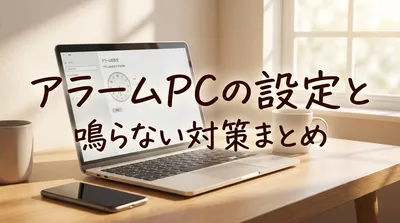 アラームpcの設定と鳴らない対策まとめ