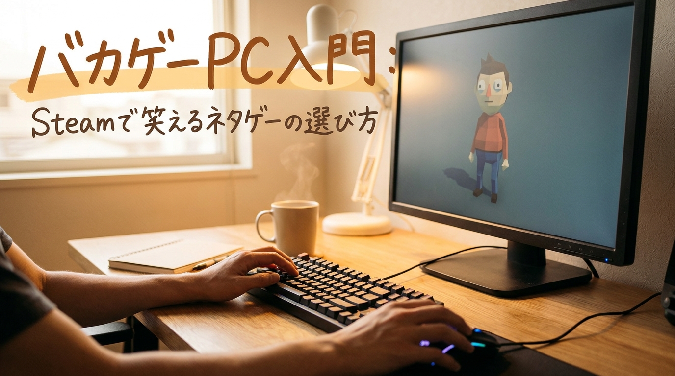 バカゲーPC入門：Steamで笑えるネタゲーの選び方