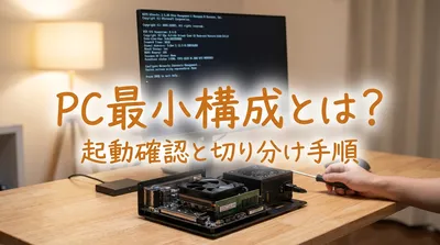 PC最小構成とは？起動確認と切り分け手順