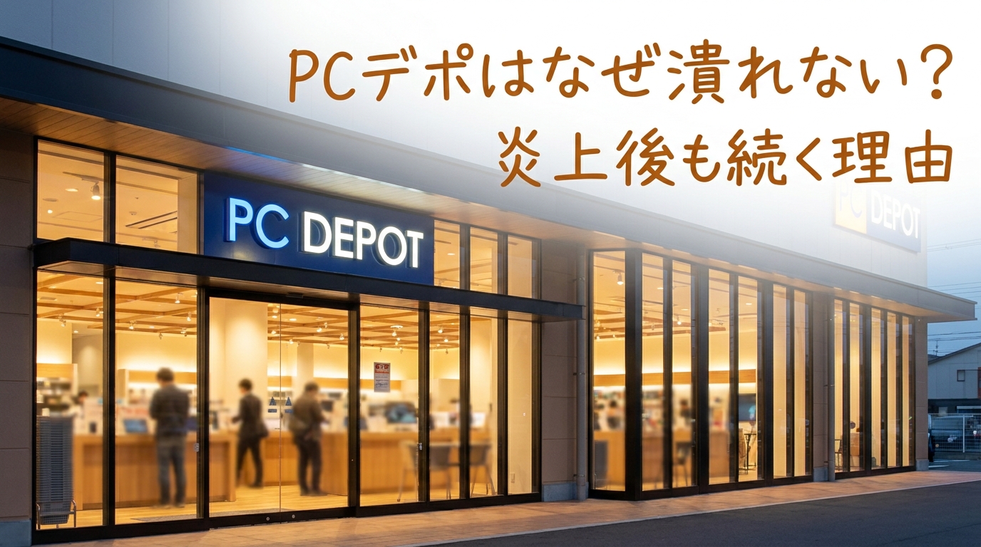 pcデポはなぜ潰れない?炎上後も続く理由