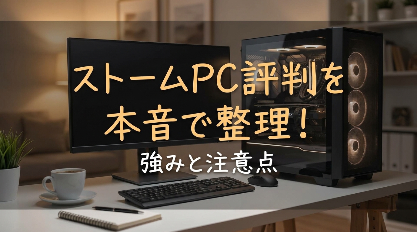 ストームpc評判を本音で整理！強みと注意点