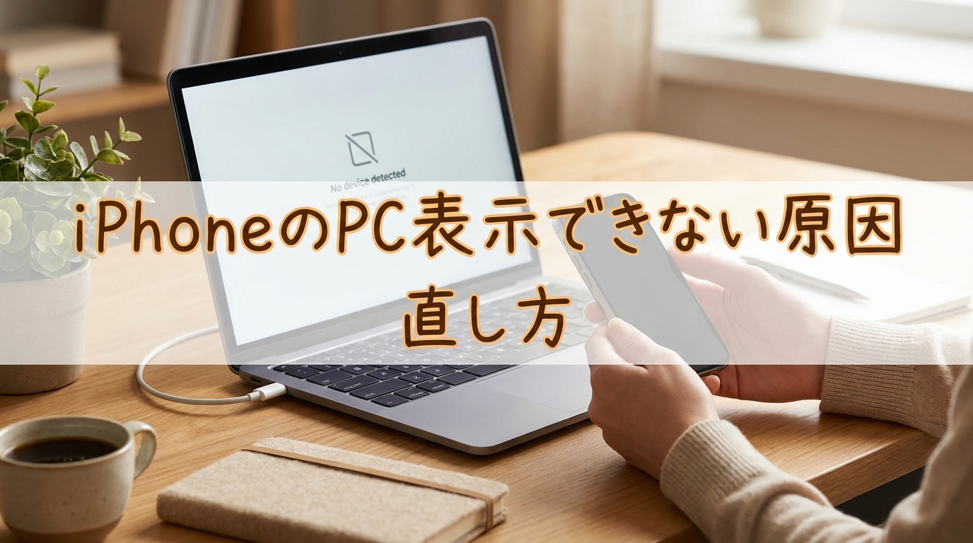 iPhoneのPC表示できない原因と直し方