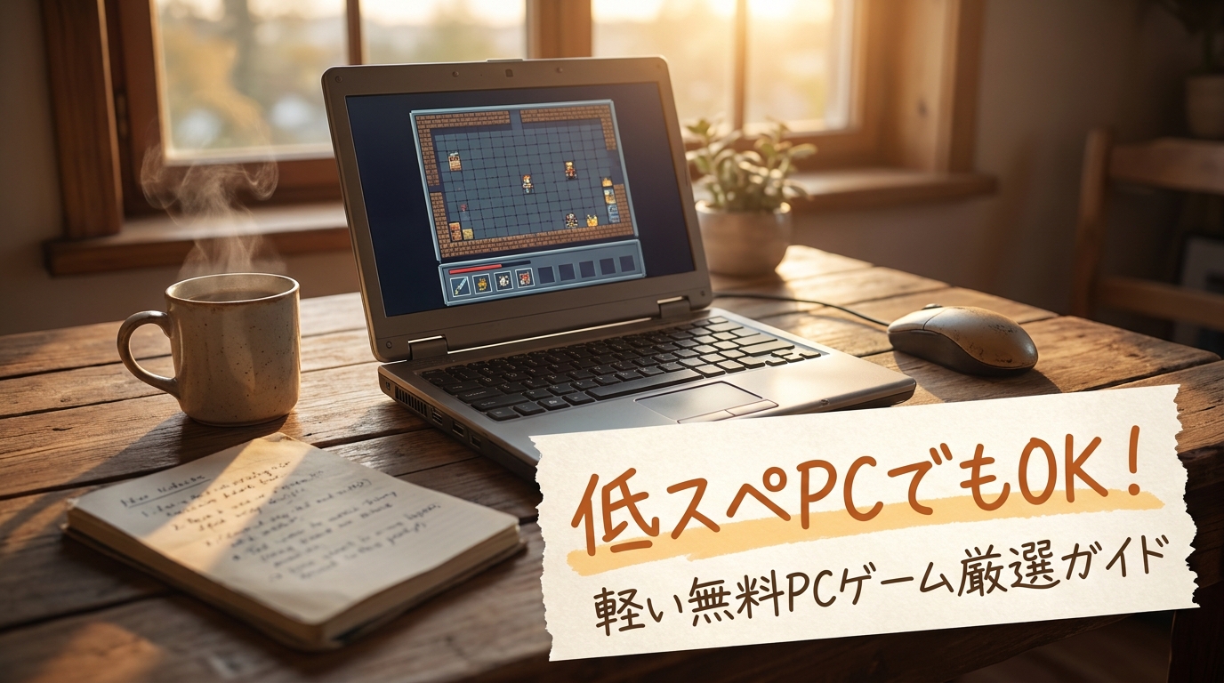 低スペPCでもOK!軽い無料PCゲーム厳選ガイド