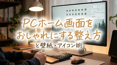 pcホーム画面をおしゃれにする整え方と壁紙・アイコン術