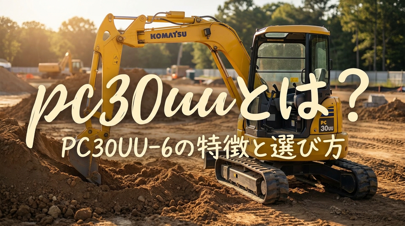 pc30uuとは?PC30UU-6の特徴と選び方