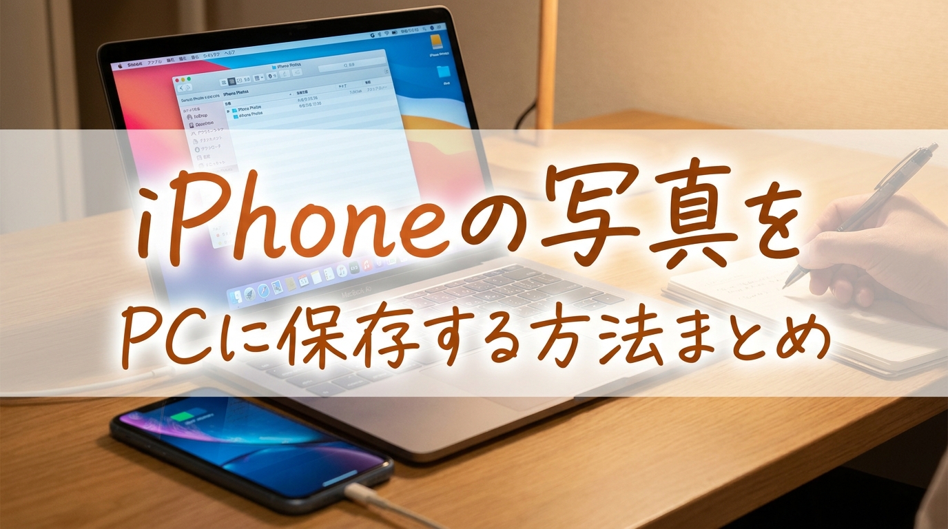 iPhoneの写真をPCに保存する方法まとめ