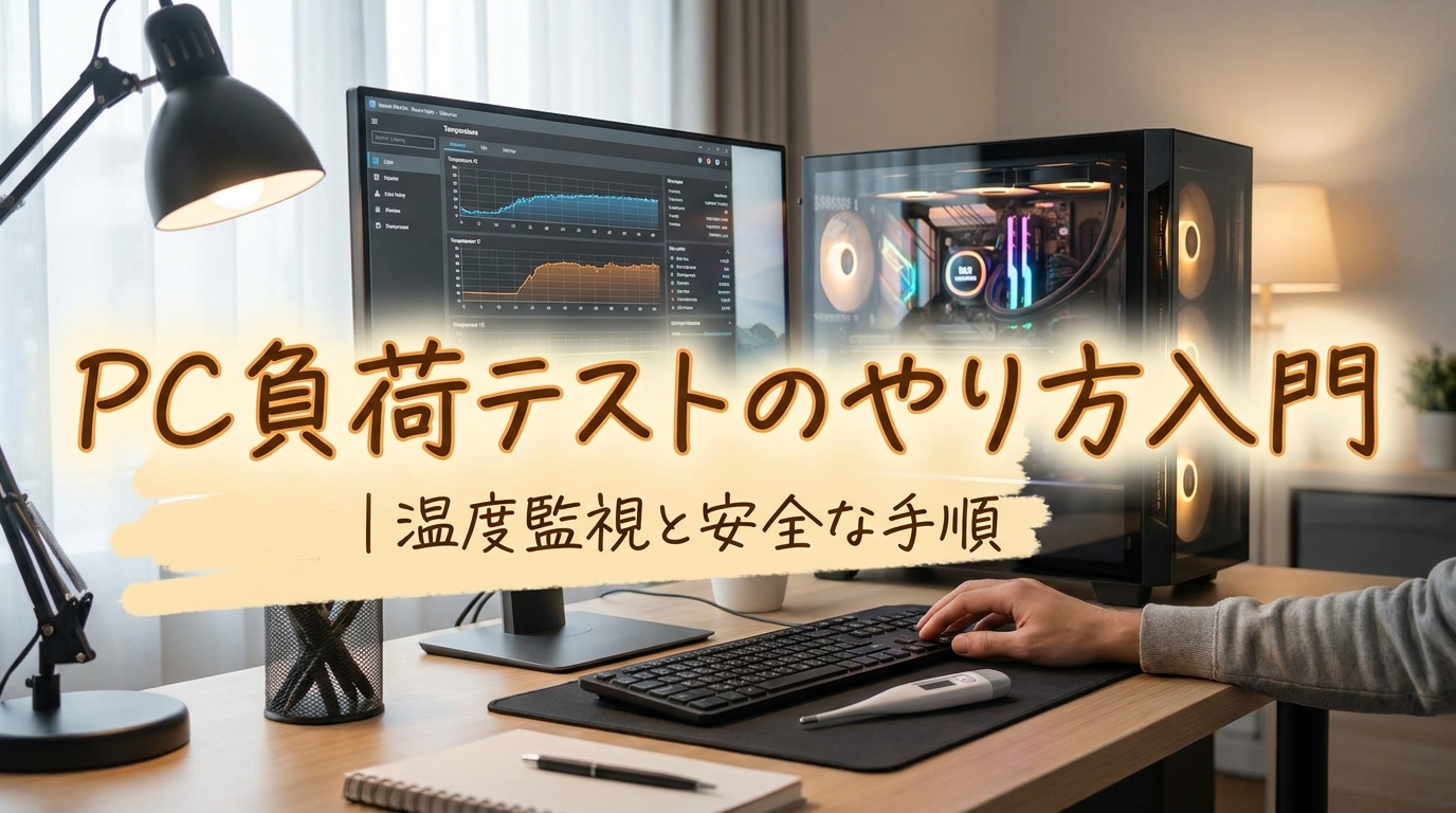 PC負荷テストのやり方入門｜温度監視と安全な手順