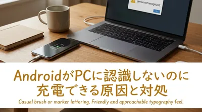 AndroidがPCに認識しないのに充電できる原因と対処
