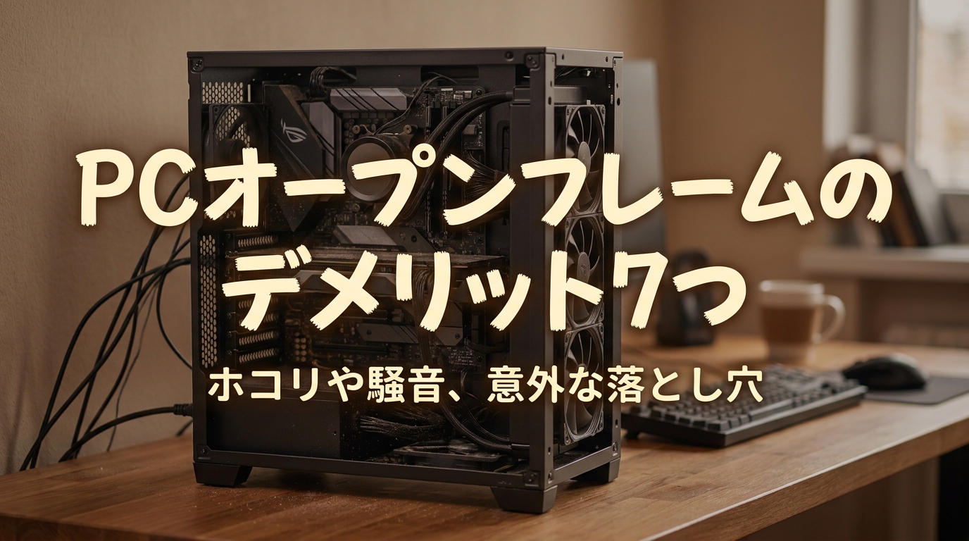 pcオープンフレームのデメリット7つ