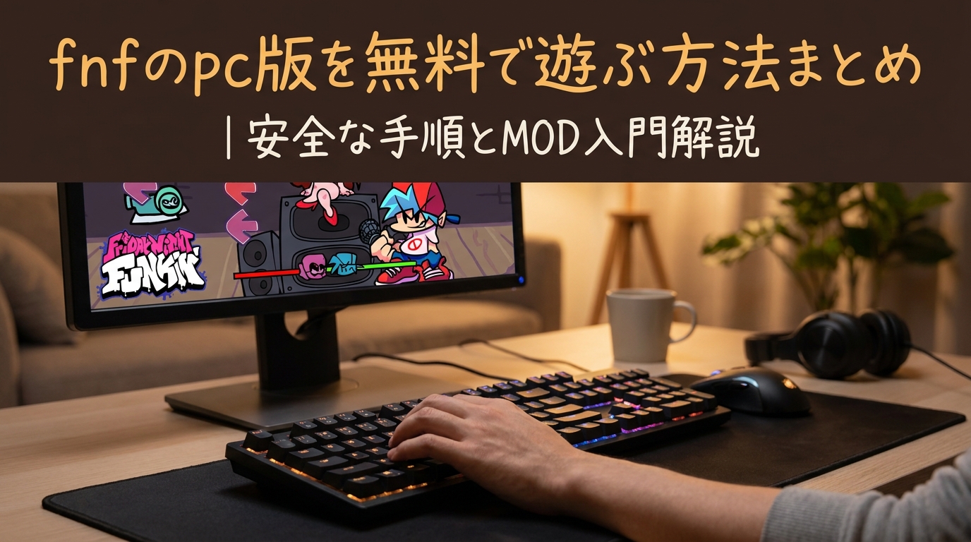 fnfのpc版を無料で遊ぶ方法まとめ|安全な手順とMOD入門解説