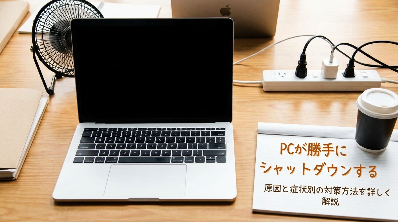 PCが勝手にシャットダウンする原因と症状別の対策方法を詳しく解説