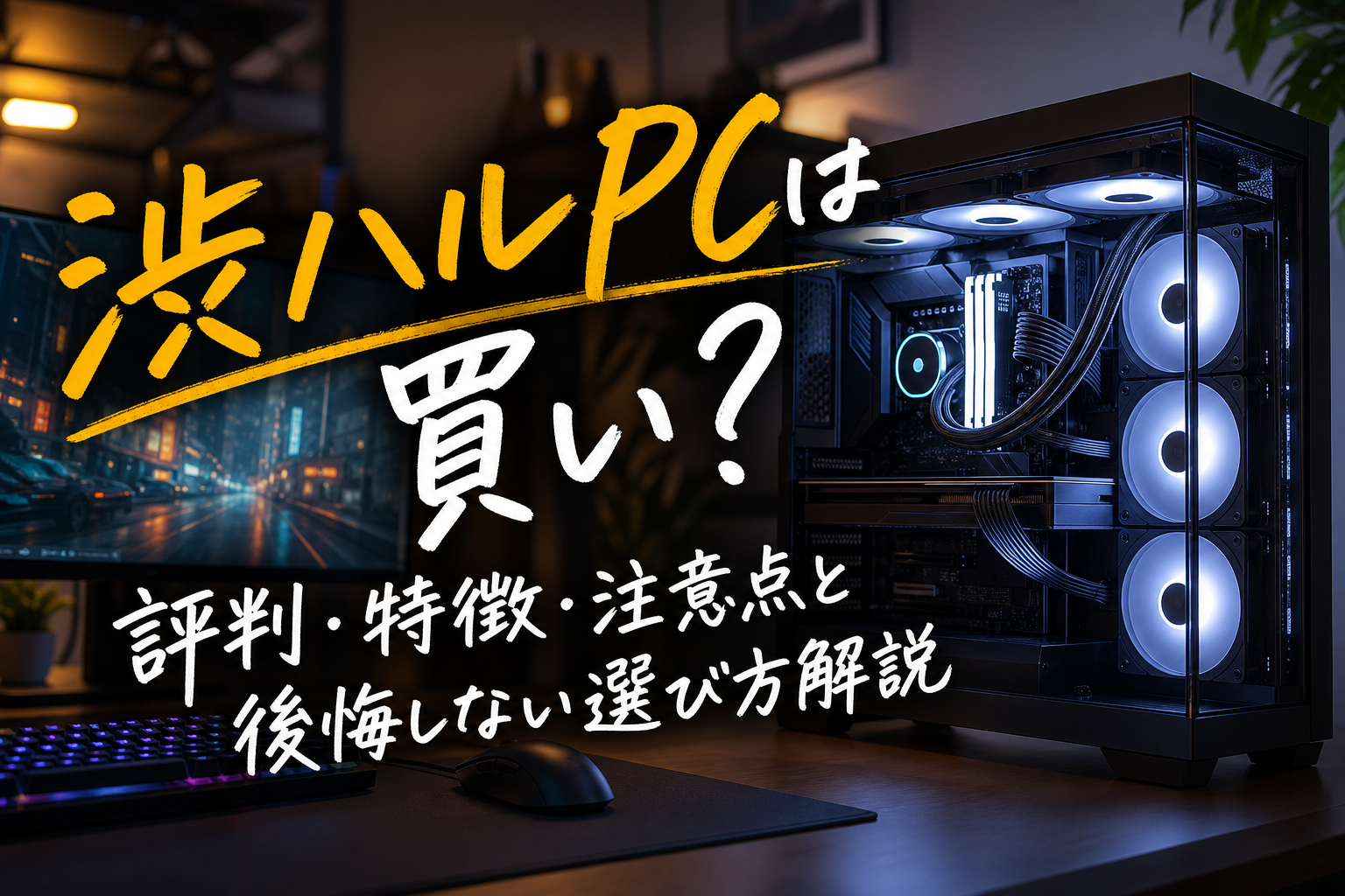 渋ハルPCは買い？評判・特徴・注意点と後悔しない選び方解説