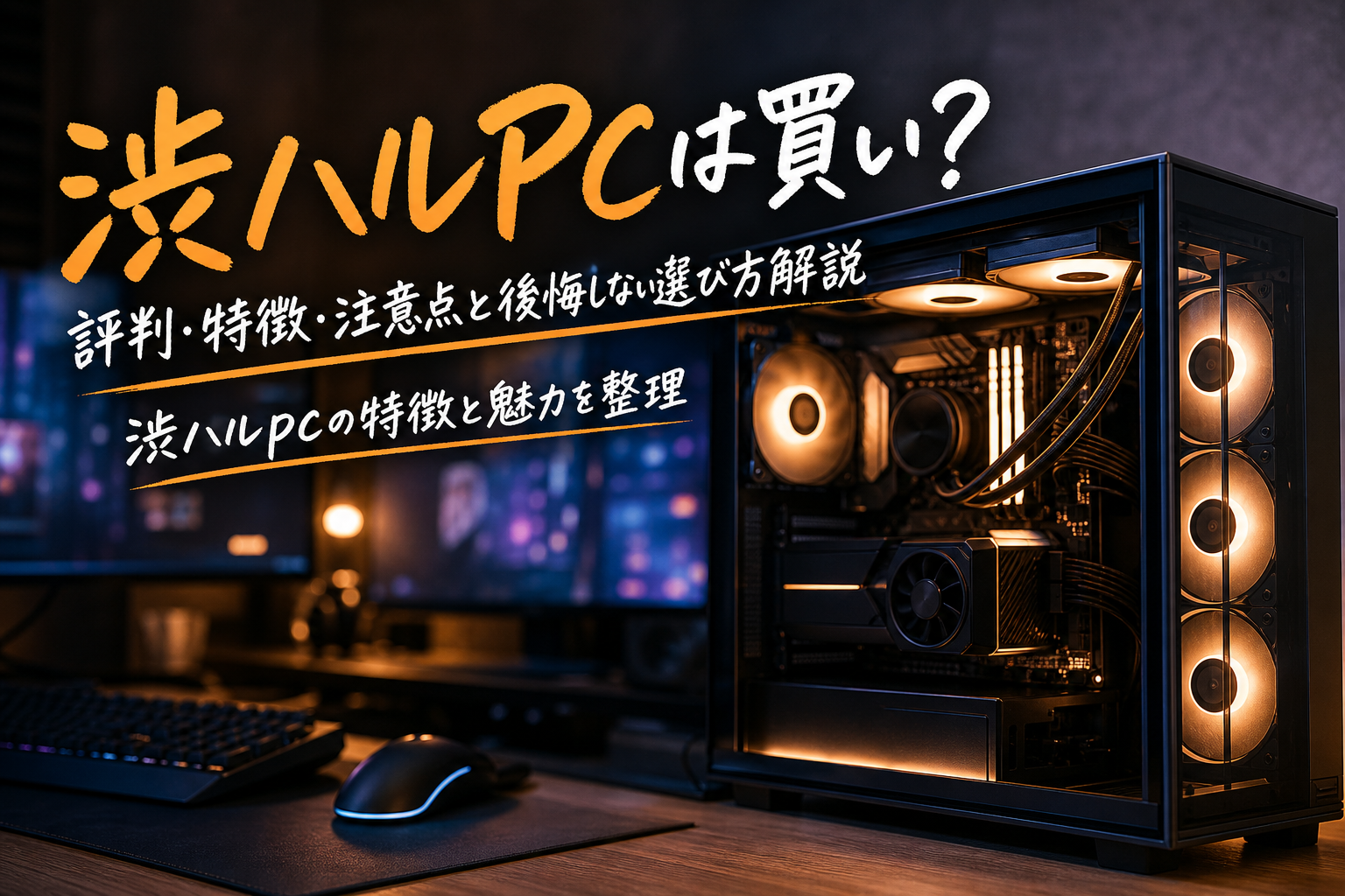 渋ハルpcの特徴と魅力を整理