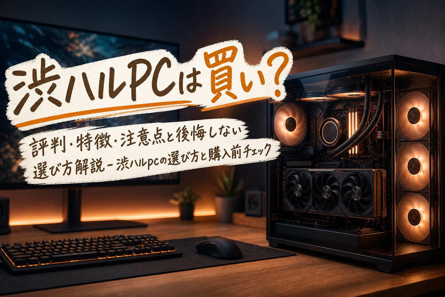 渋ハルpcの選び方と購入前チェック