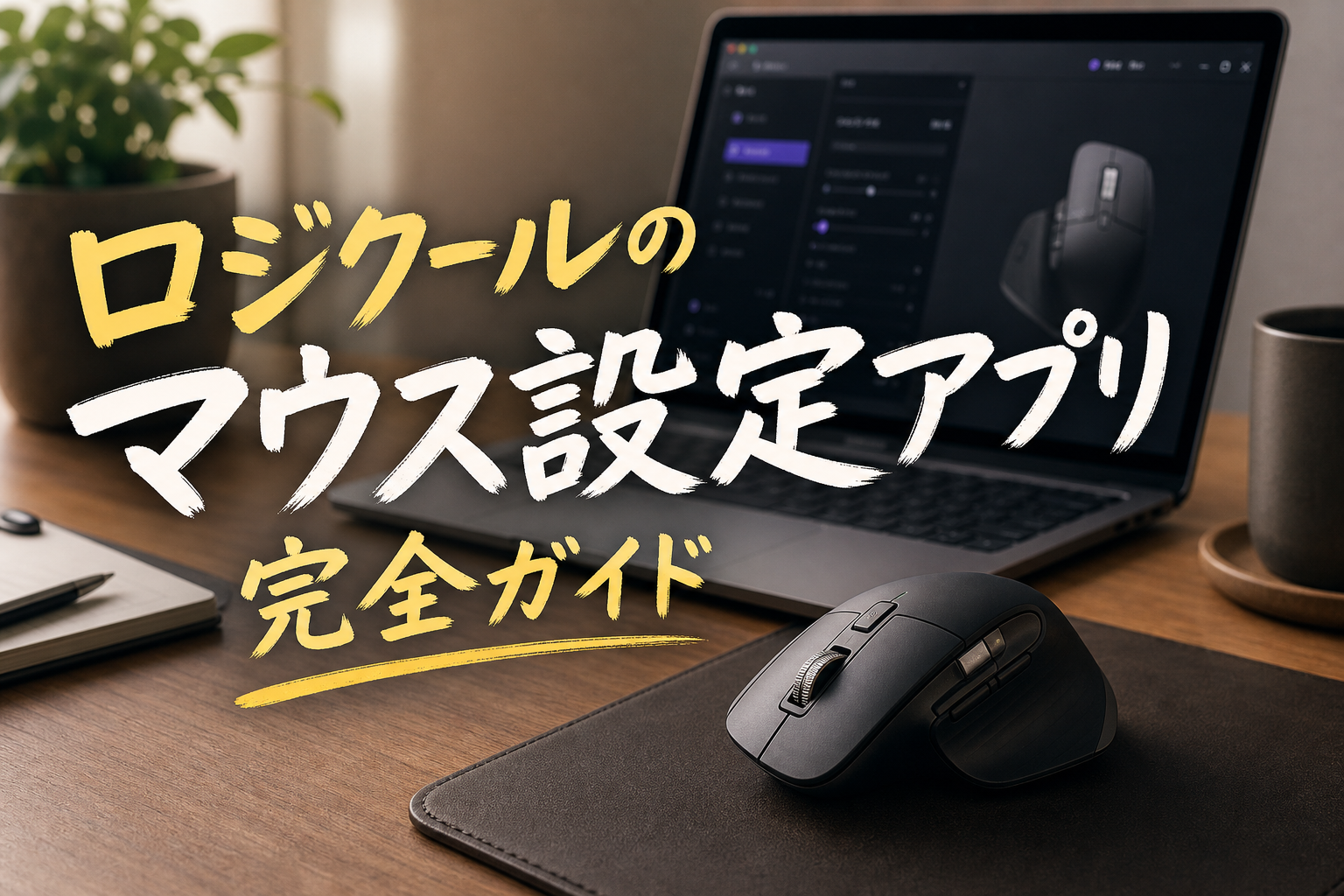 ロジクールのマウス設定アプリ完全ガイド