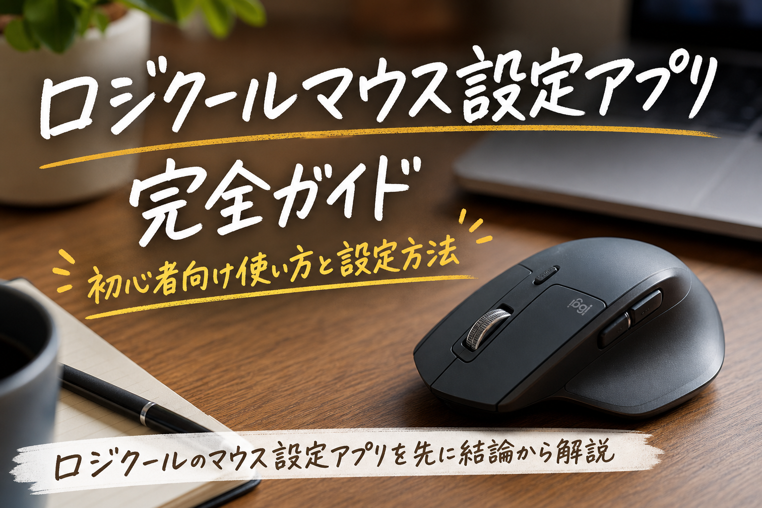 ロジクールのマウス設定アプリを先に結論から解説