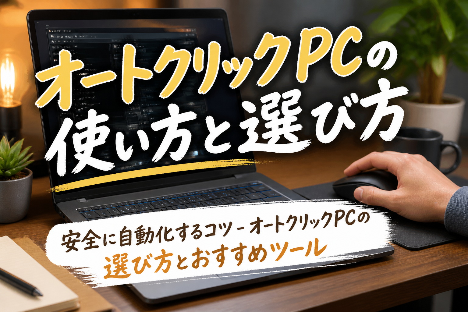 オートクリックpcの選び方とおすすめツール