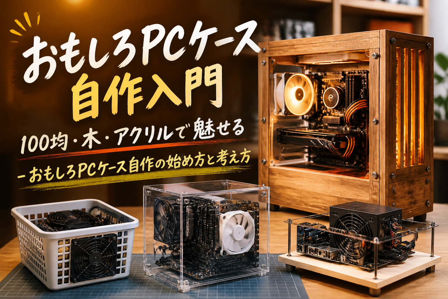 おもしろpcケース自作の始め方と考え方