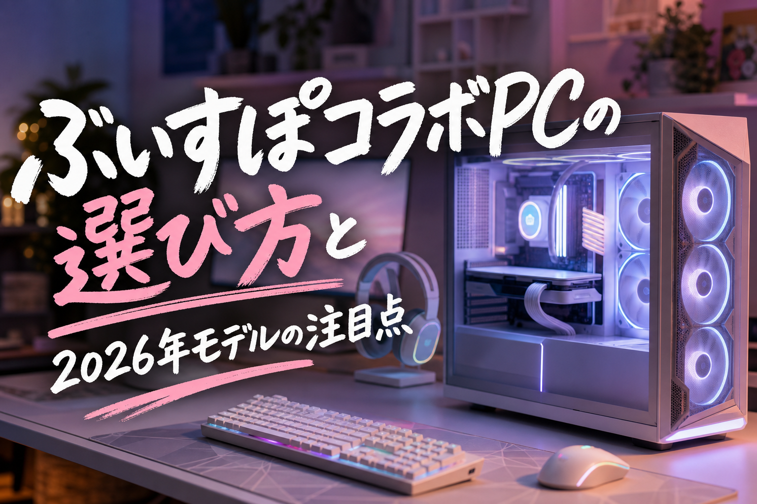ぶいすぽコラボPCの選び方と2026年モデルの注目点