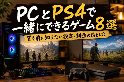 PCとPS4で一緒にできるゲーム8選｜買う前に知りたい設定・料金の落とし穴