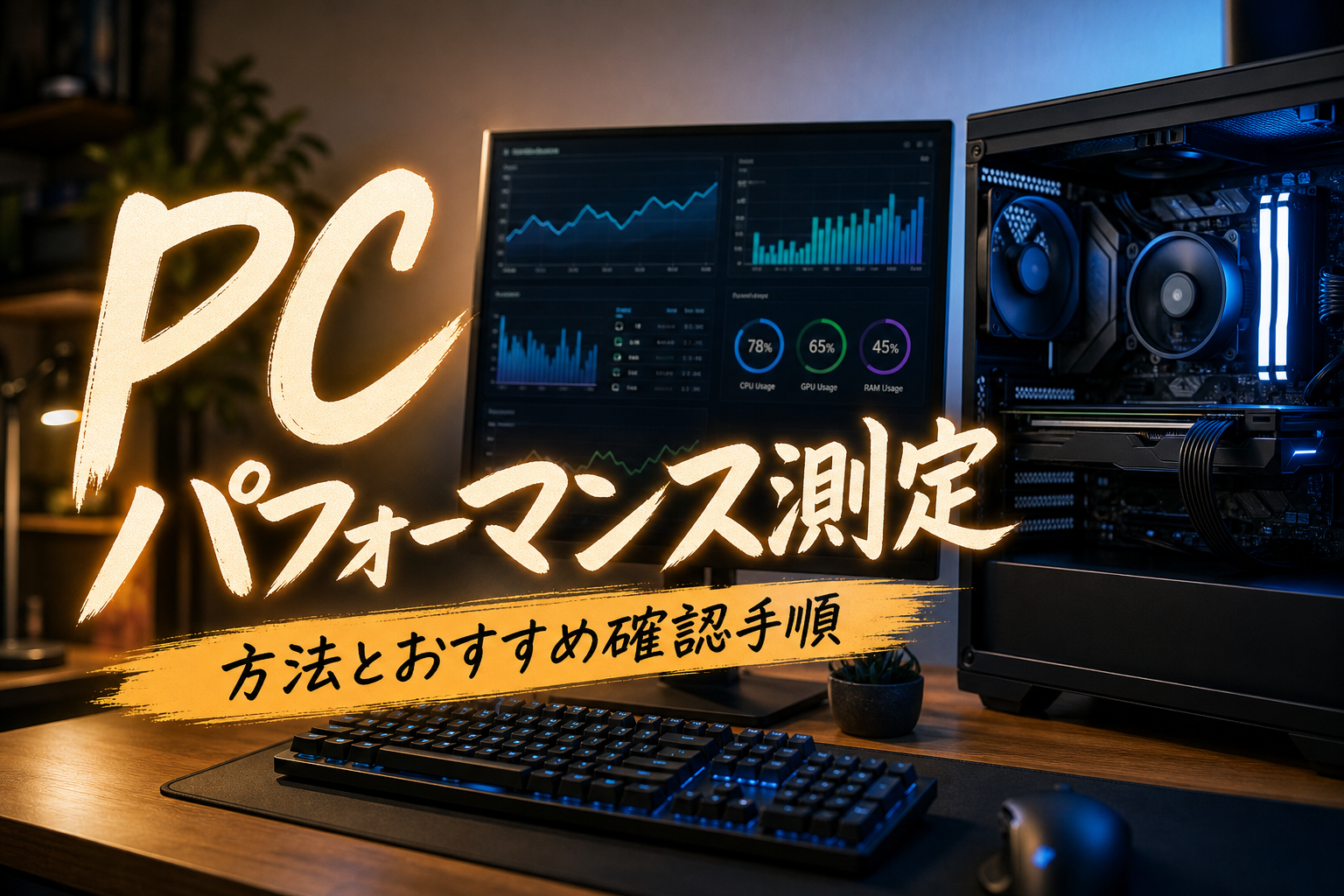 PCのパフォーマンス測定の方法と確認手順